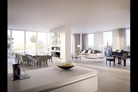 Richard Meier & Partners - Engel & Völkers HQ - HafenCity - Hamburg - penthouse